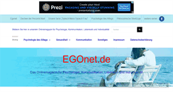 Desktop Screenshot of egonet.de